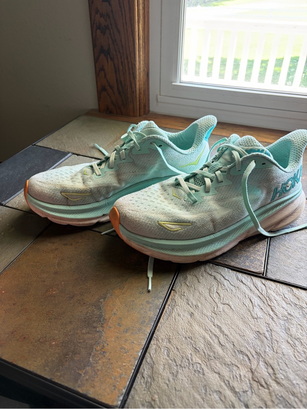 HOKA Women’s Mint Lightweight Running Shoes - Picture 2 of 5